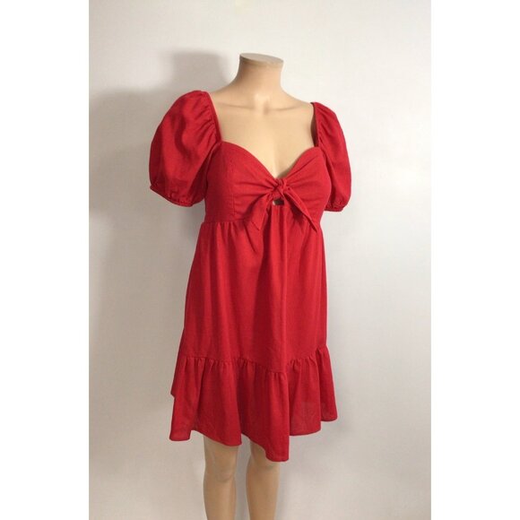 Speechless Red Linen Dress Womens 2XL - Picture 1 of 8